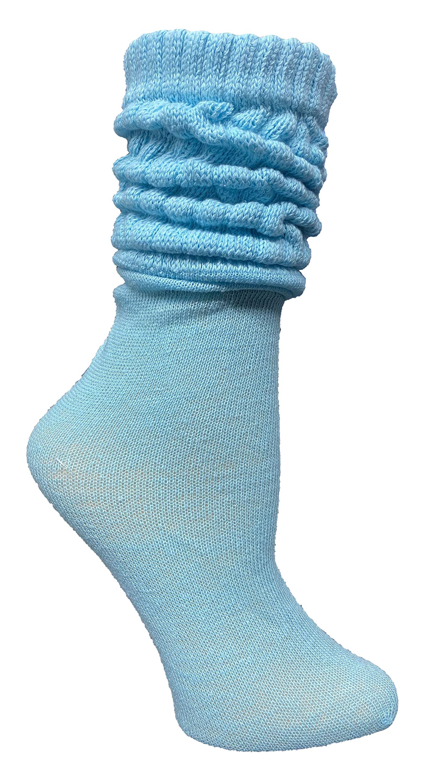 Yacht & Smith 60 Pack Women's Cotton Slouch Socks - Soft Knee High Boot Socks for Women | Perfect for Winter, Boots & Casual Outfits