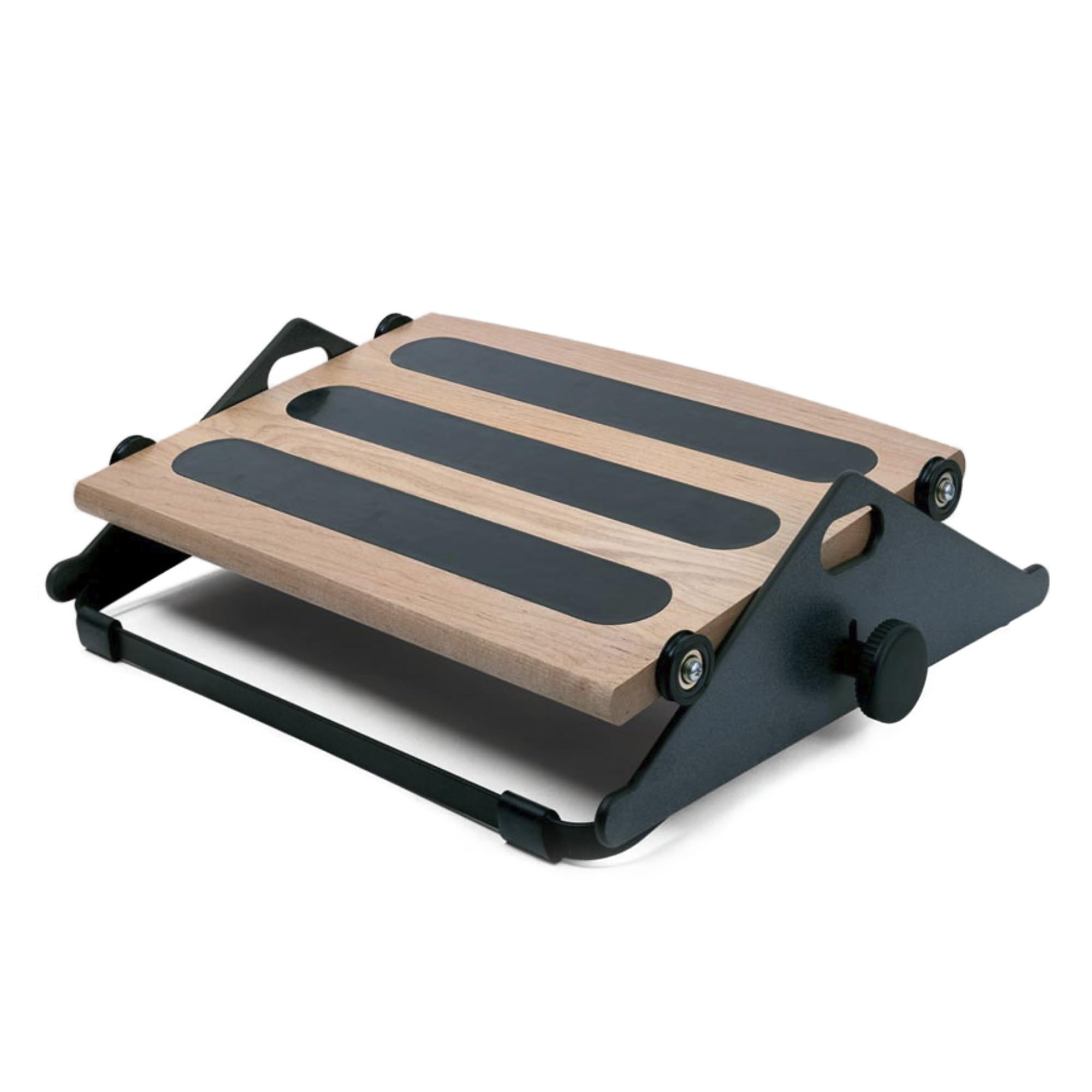 Humanscale FM 300 Ergonomic Footrest - Adjustable Height Foot Rest for Office & Home - Natural Finish - Relieves Leg Fatigue & Improves Posture - Perfect for Desk Work, Gaming & Standing Desks