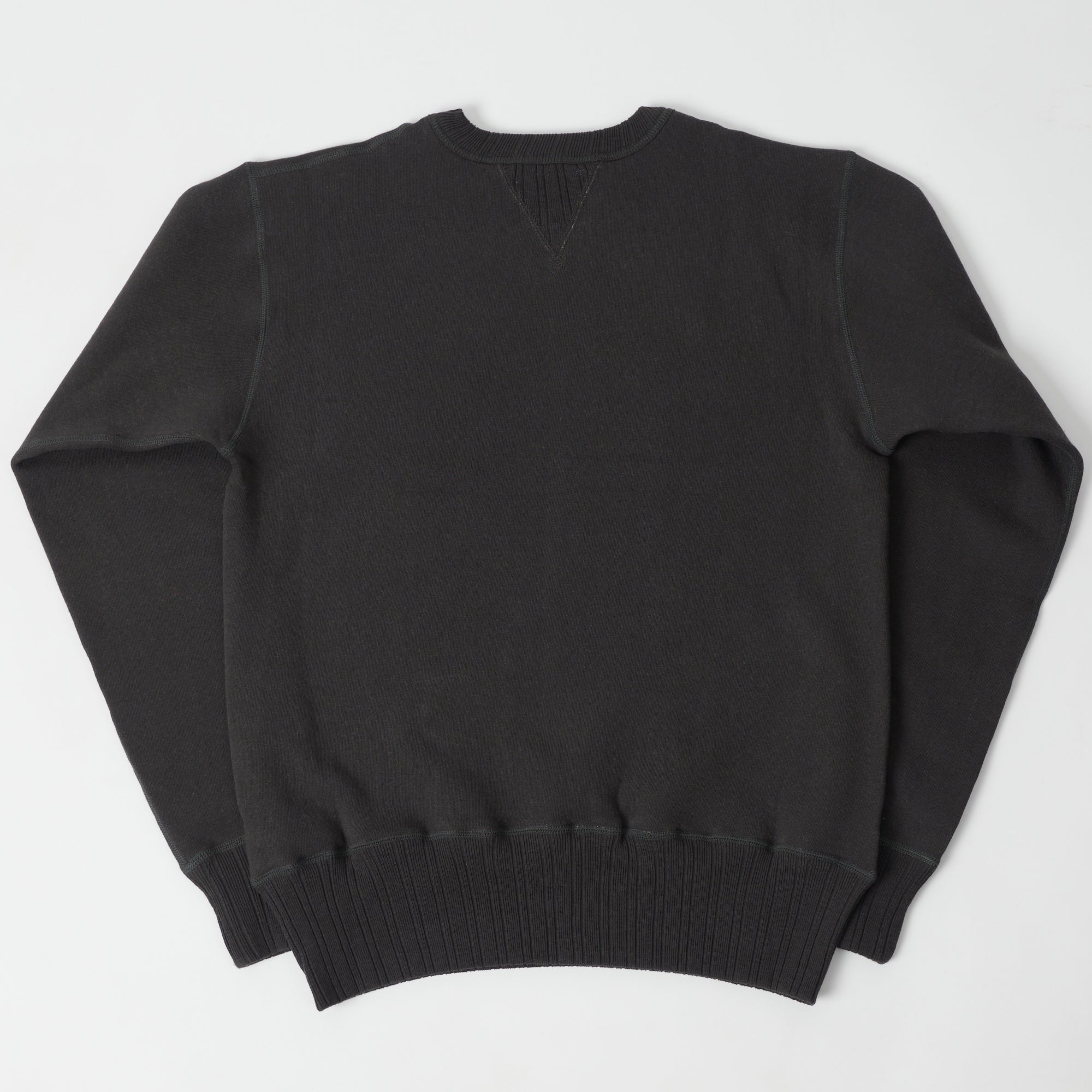 Full Count 3741 22 Set In Sleeve Loopwheel Sweatshirt - Premium Heavyweight Cotton Pullover Hoodie for Men - Ink Black - Perfect for Casual Wear, Street Style & Loungewear