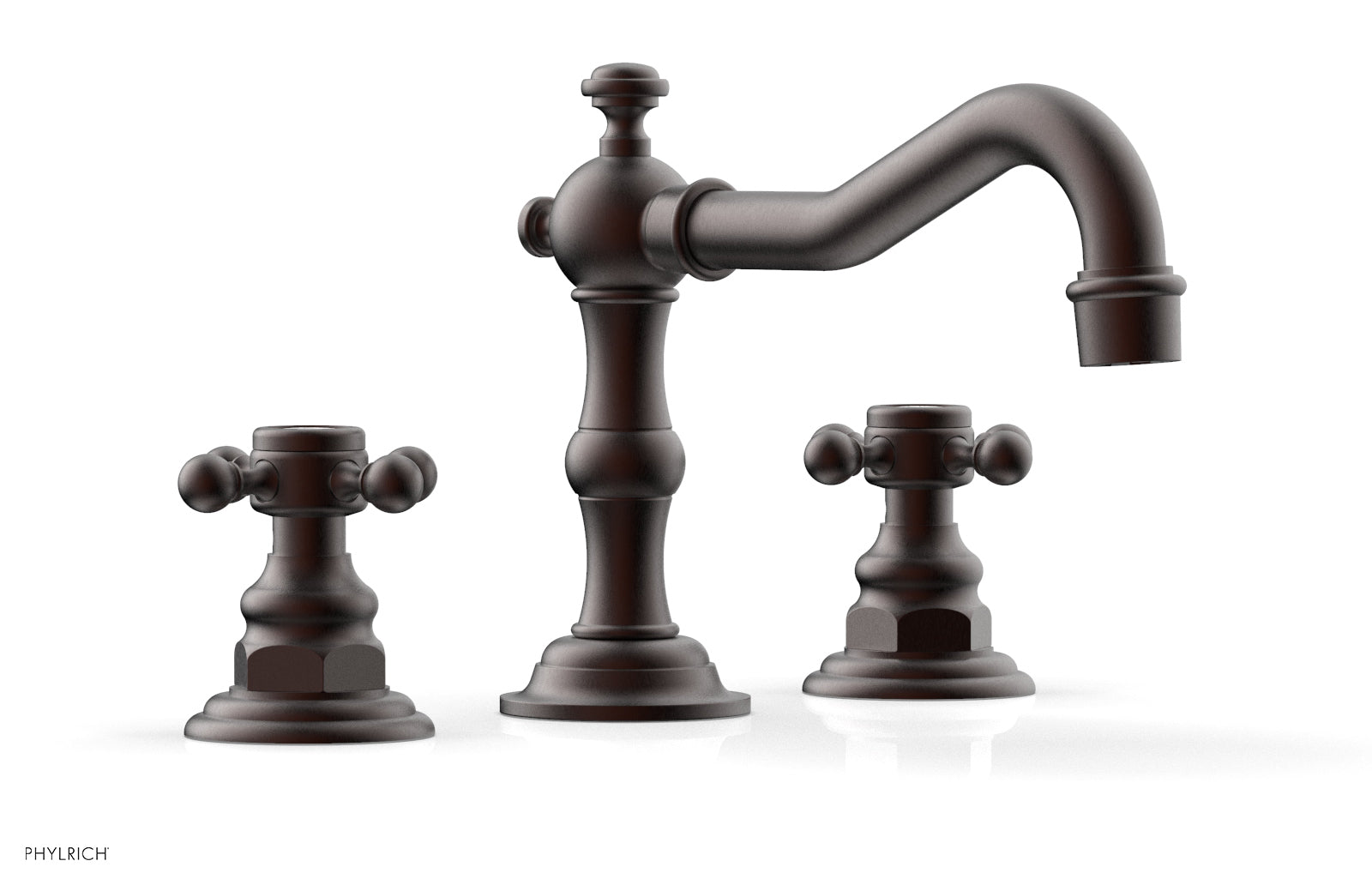 HENRI Widespread Bathroom Faucet with Cross Handles - Model 161 01 - Perfect for Modern Vanities and Powder Rooms