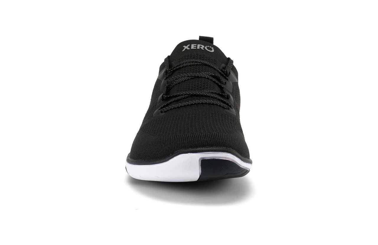 Xero Nexus Knit Women's Barefoot Shoes - Lightweight Athletic & Lifestyle Sneakers for Running, Walking & Everyday Comfort (Black)