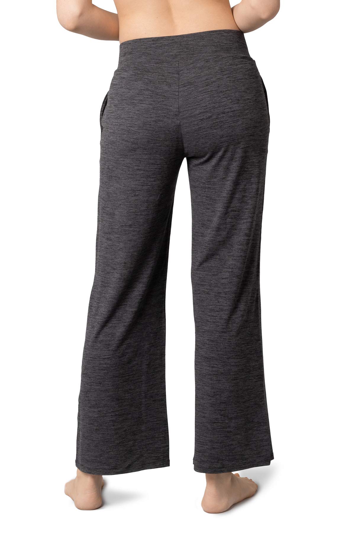 Pure & Simple Women's Knit Comfy Stretchy Pull-On Pajama Pants - Wide Leg Lounge Pants for Sleep, Yoga & Relaxation at Home