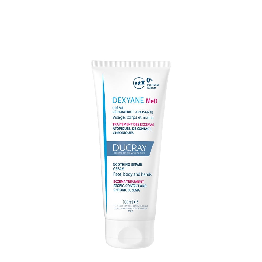 Ducray Dexyane Med Repair Cream 100ml - Soothing & Hydrating Eczema Treatment for Dry, Sensitive Skin | Perfect for Daily Skincare Routine & Dermatologist Recommended Care
