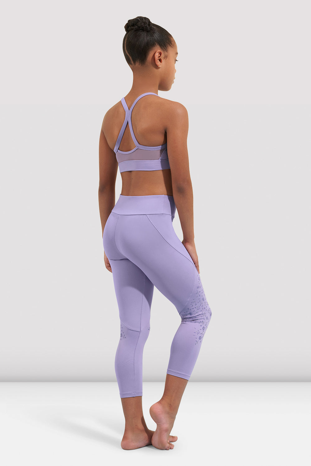 Girls High Waisted 7/8 Leggings - Soft Stretchy Yoga Pants for Kids - Perfect for Dance, Gym & Everyday Wear
