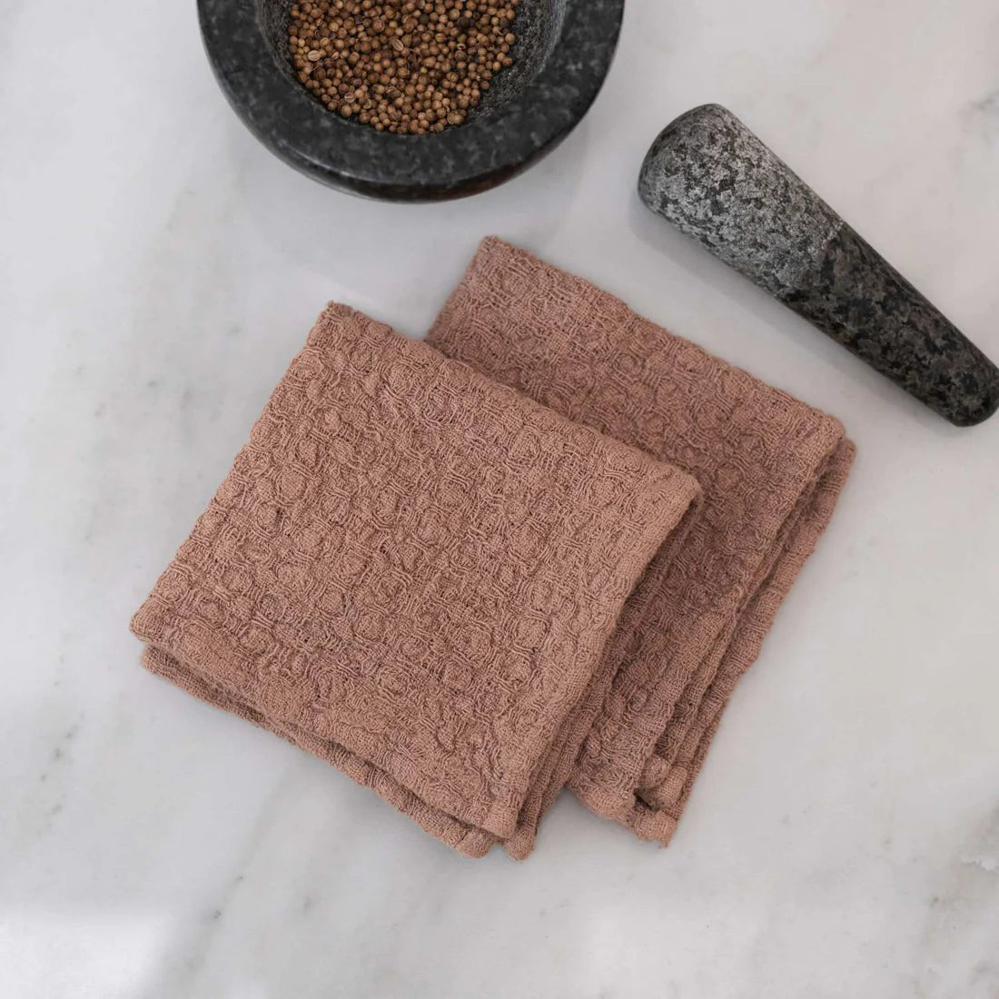 Premium 100% Linen Dish Cloth - Soft & Absorbent Kitchen Towel for Washing Dishes, Cleaning Countertops & Drying Hands - Eco-Friendly & Reusable (Single Piece)