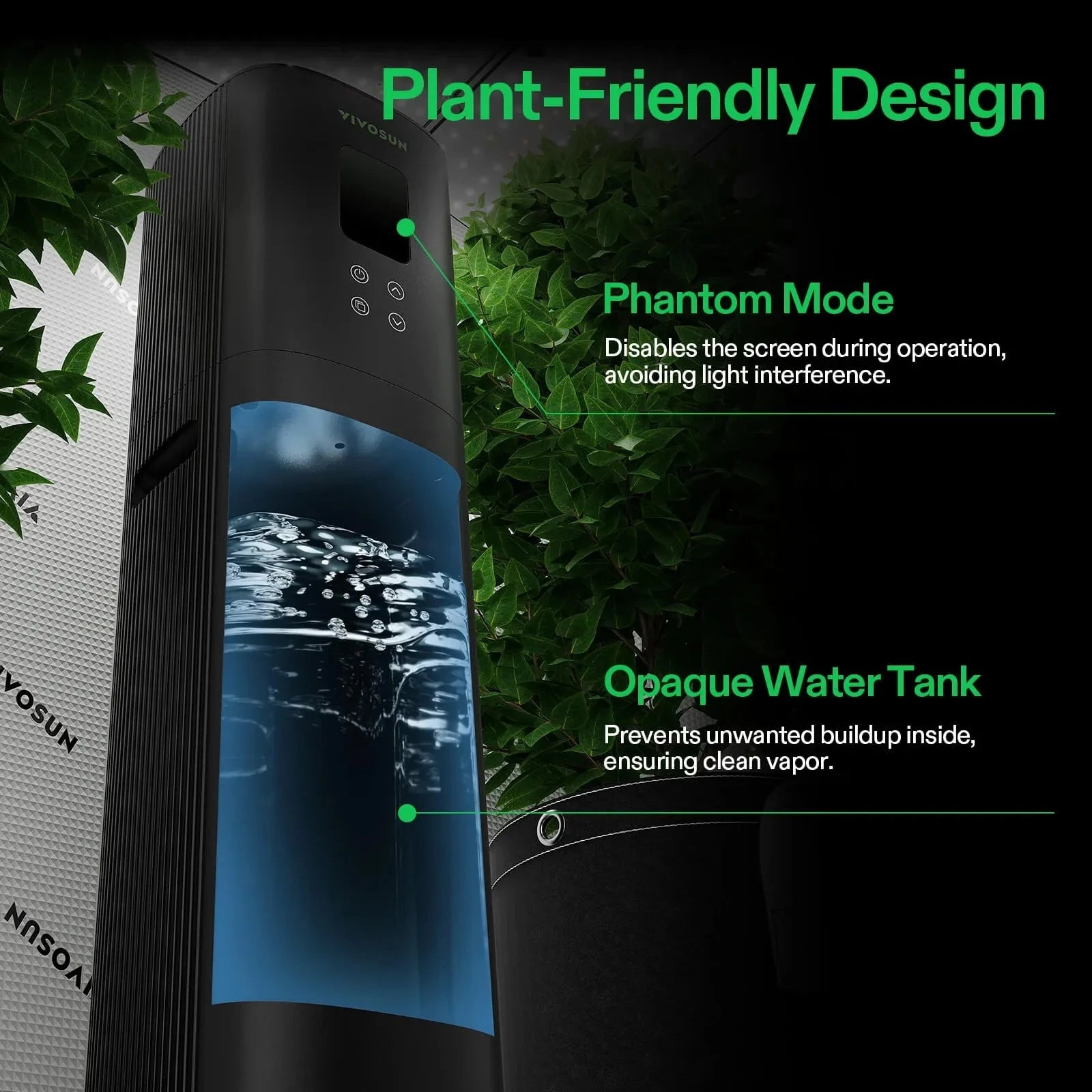 VIVOSUN AeroStream H09 Smart WiFi Humidifier for Home - Large Room Air Moisturizer with App Control, Quiet Ultrasonic Cool Mist for Bedroom, Nursery, Office & Indoor Plants