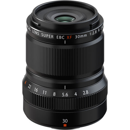 FUJIFILM XF 30mm f/2.8 R LM WR Macro Lens for Fuji X-Mount Cameras - Weather-Resistant Prime Lens for Portrait, Food & Product Photography