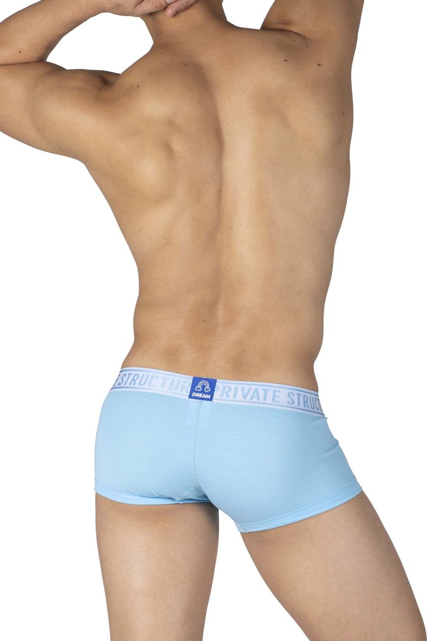 Premium Men's Mid Waist Trunks - 2 Pack Comfortable Underwear (Yellow & Blue) - Perfect for Gym, Travel & Everyday Wear