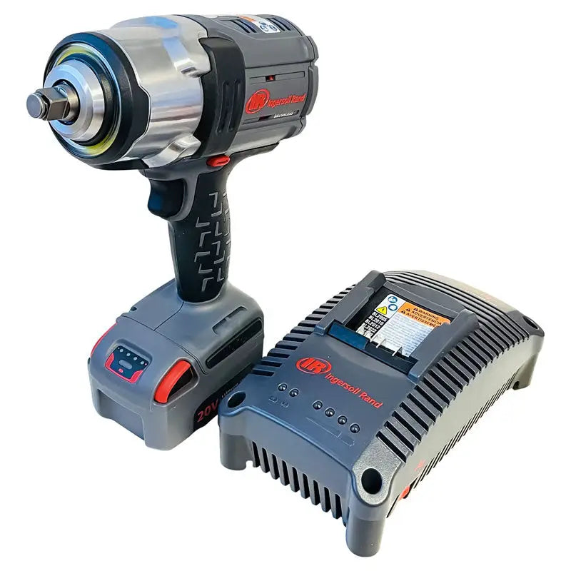 IR W7152 K12 - 1/2 Inch High Torque 20V Cordless Impact Wrench Kit with Battery & Charger | Powerful Automotive & DIY Tool for Tire Changes, Construction, and Heavy Duty Repairs