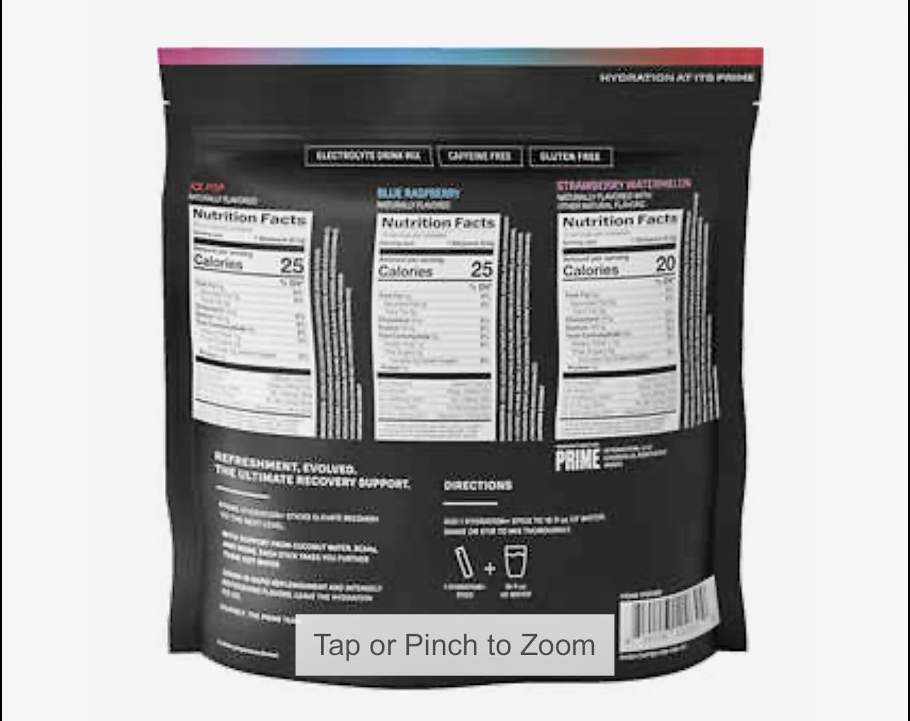 XALEZ (30 Bags) Prime Hydration+ Electrolyte Powder Mix Sticks Variety Pack - Tropical Punch, Blue Raspberry & Lemon Lime Flavors - Perfect for Workouts, Travel & Outdoor Activities - TM Gift Box