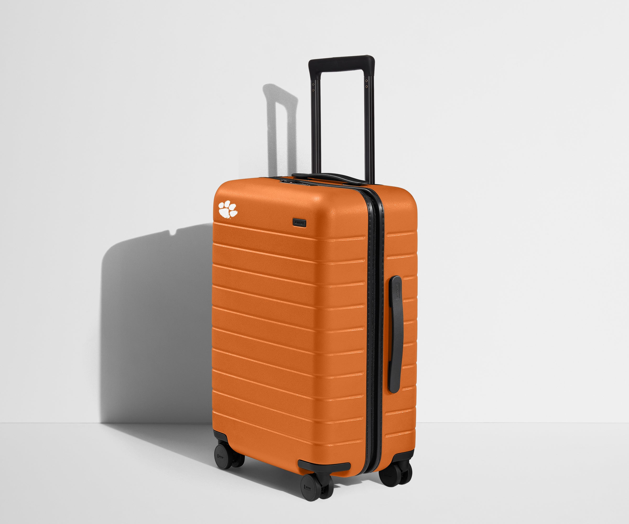 Clemson Tigers Collegiate Bigger Carry On Luggage - Perfect for Travel, College Dorms & Game Day Trips