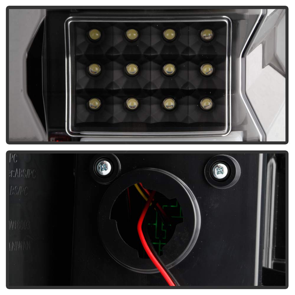 Ford F150 2015-2017 LED Tail Lights - Aftermarket V2 Light Bar Replacement (Black) | Upgrade for Enhanced Visibility & Style | Perfect for Night Driving & Off-Road Adventures