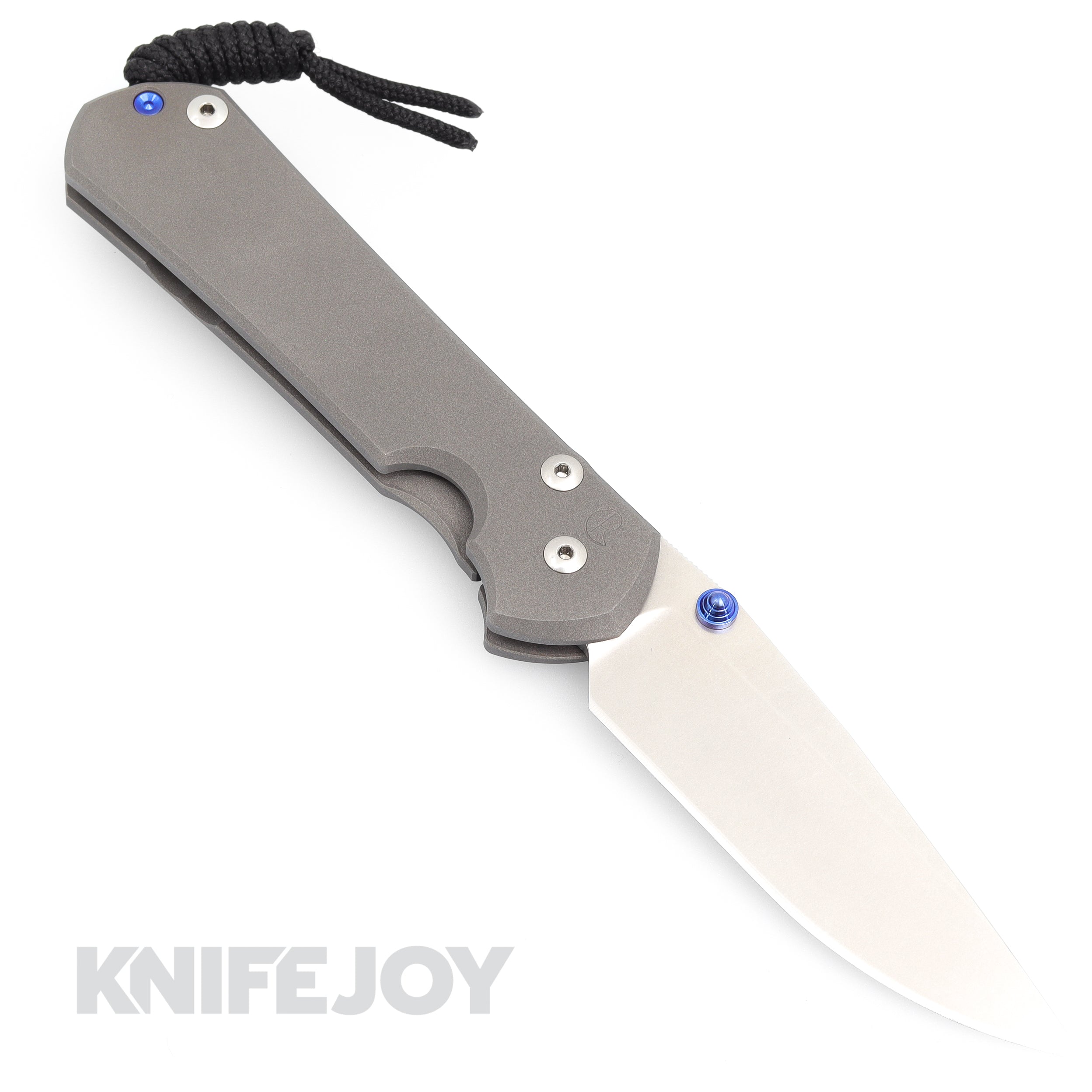 Chris Reeve Knives Large Sebenza 31 Drop Point Magnacut Plain Blade with Titanium Handles - Left Handed EDC Folding Knife for Outdoor, Camping & Everyday Carry