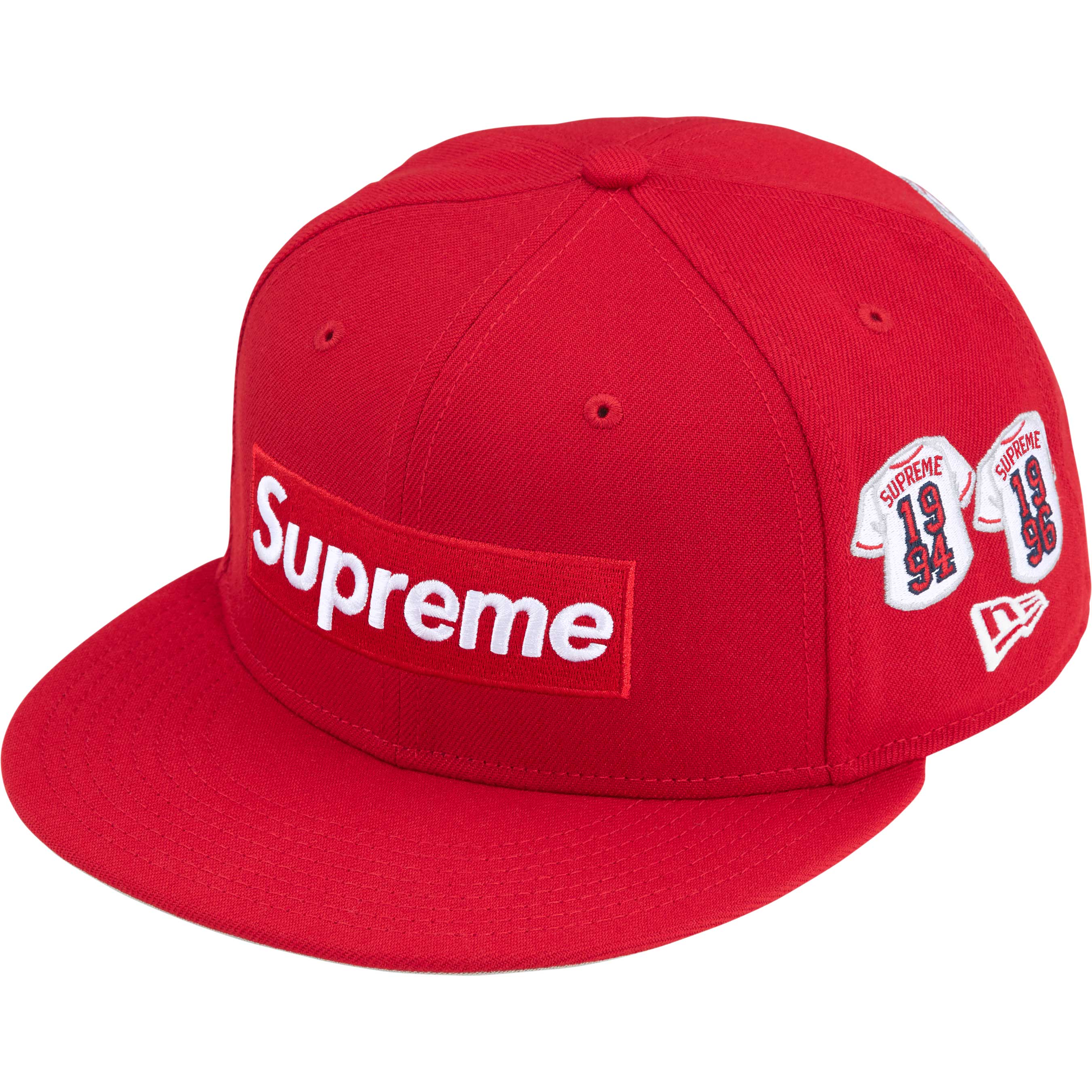 Supreme Box Logo New Era Jersey - Red - Official Streetwear for Urban Fashion & Sports Fans