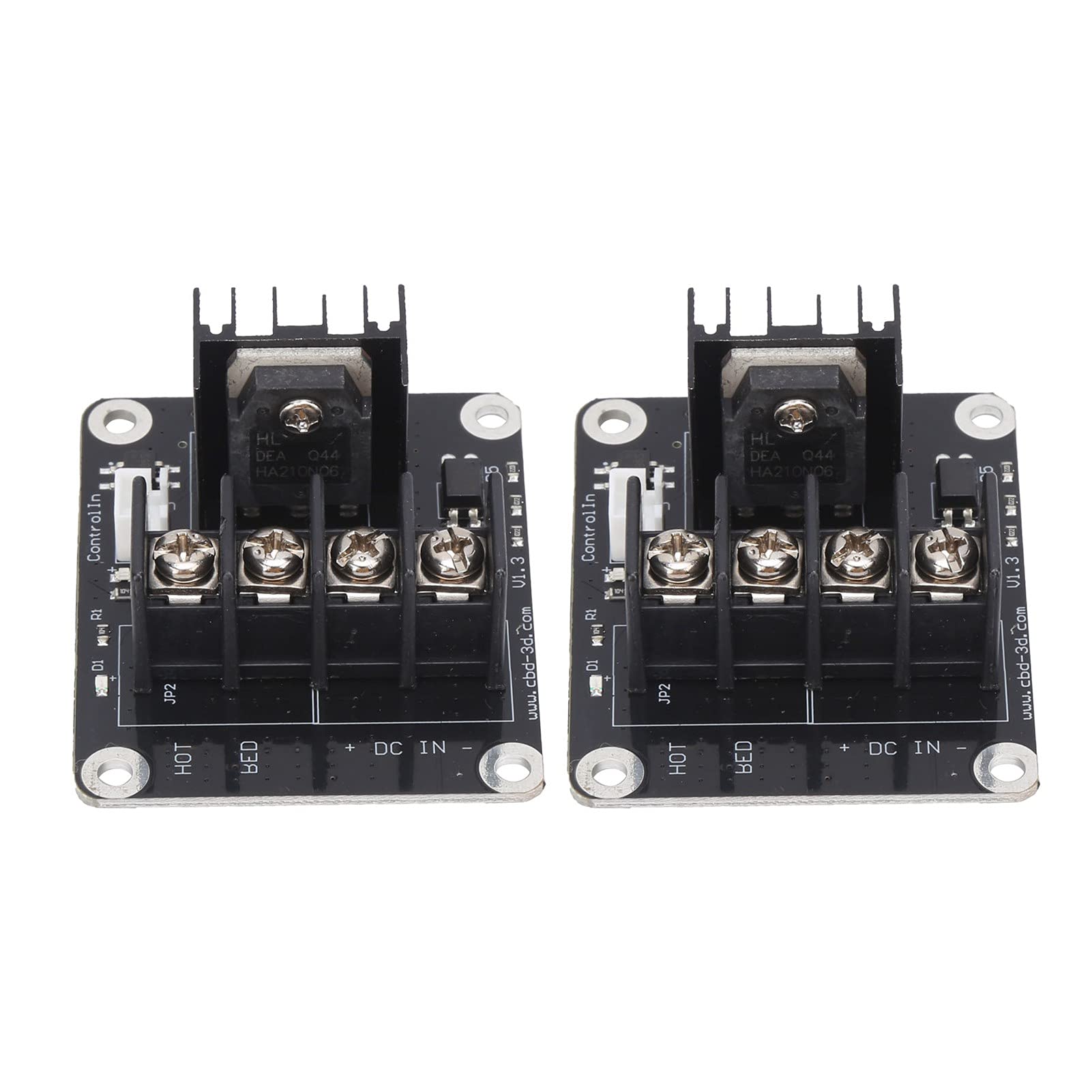 2Pcs 3D Printer Heat Bed Power Module - High Power Hot Heating Accessory Replacement for Creality Ender 3, CR-10, Anet A8 | Perfect for DIY 3D Printing Projects & Repairs