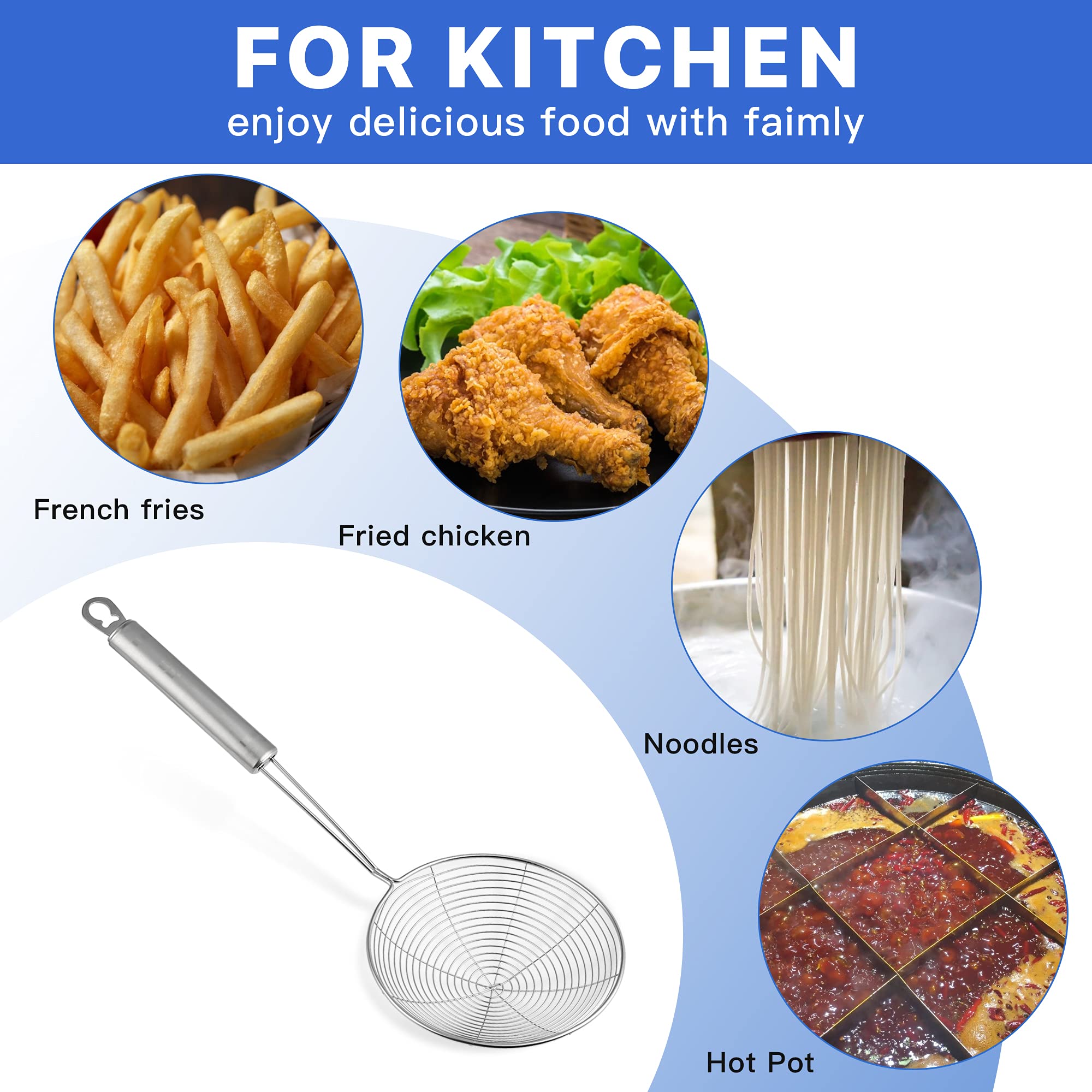 Premium Stainless Steel Spaetzle Maker - Authentic German Noodle Press with Ergonomic Rubber Handle | Includes Skimmer, Spider Strainer, Silicone Spatula & Cleaning Brush | Perfect for Homemade Pasta, Dumplings & Traditional European Cuisine