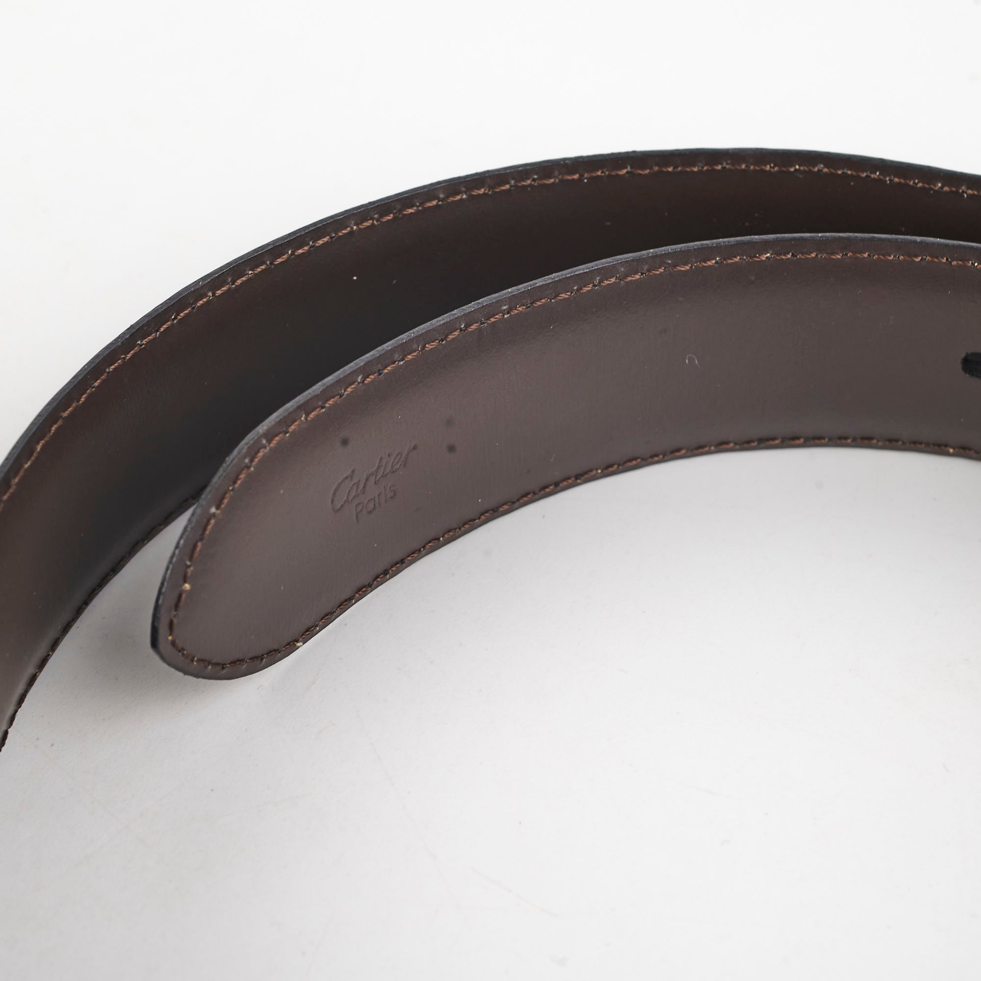 Cartier Genuine Leather Belt for Men - Classic Black Designer Belt for Formal & Casual Wear - Luxury Fashion Accessory for Office, Wedding & Everyday Outfits