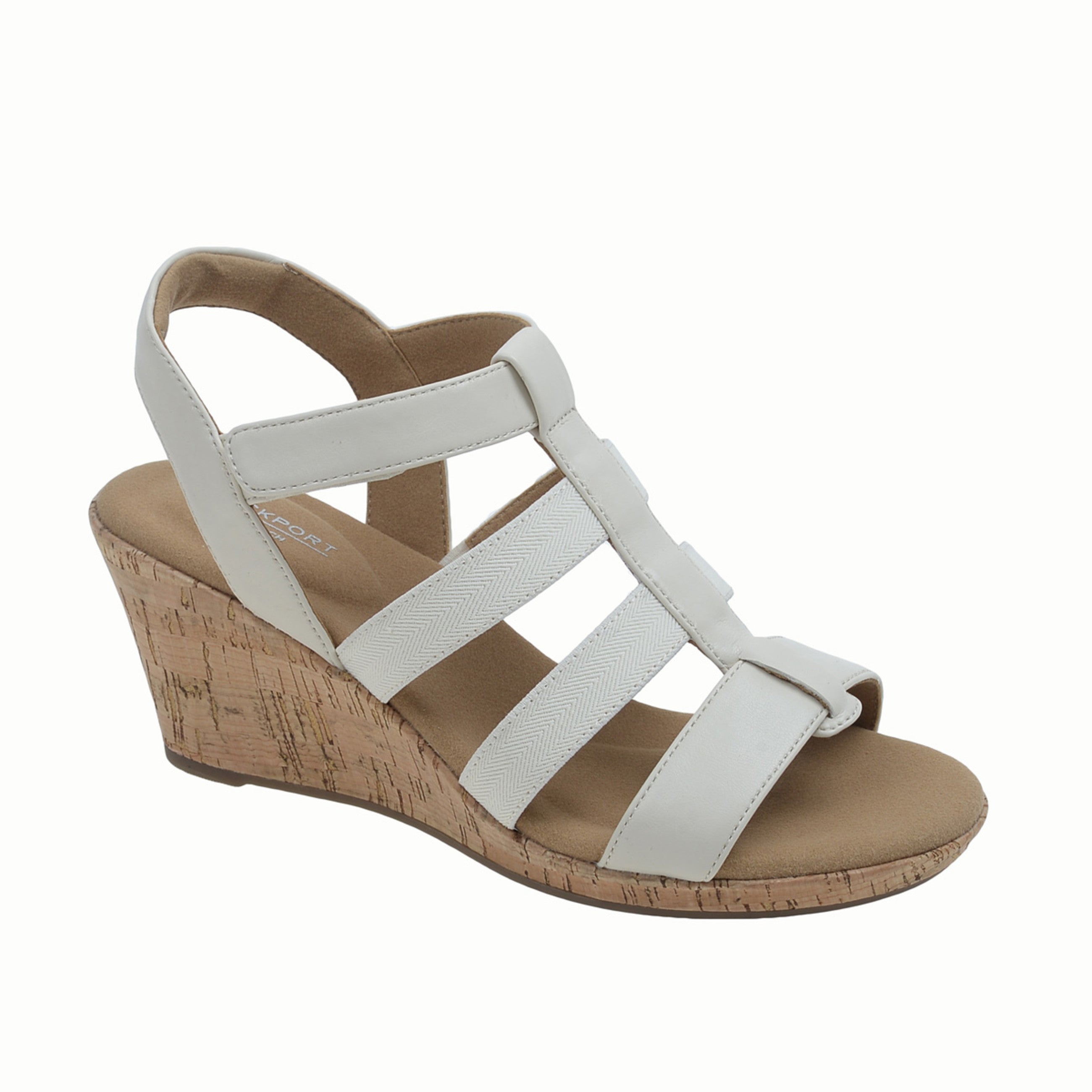 Women's Blanca Elastic T-Bar Sandals - Comfortable Summer Casual Shoes for Walking, Beach, Vacation & Outdoor Activities