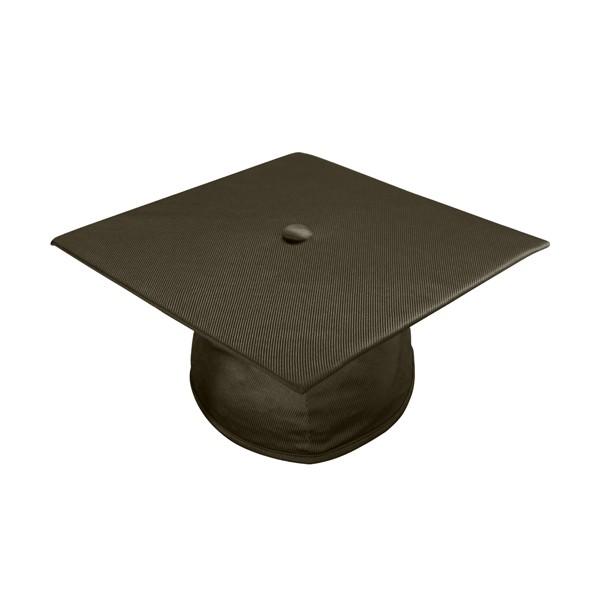 Shiny Brown High School Graduation Cap and Gown Set - 2024 Graduation Ceremony Outfit for Students - Perfect for Commencement, Photos & Senior Events