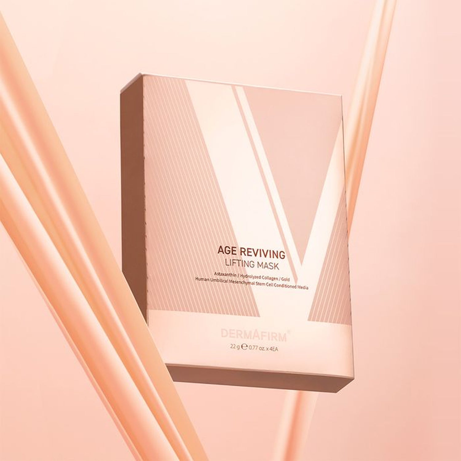 Dermafirm Age Reviving Lifting Mask - 22g x 4 Pack - Anti-Aging Face Mask for Wrinkle Reduction & Skin Firming - Perfect for Night Skincare Routine & Spa Day