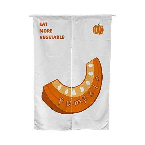 Ofat Home Vegetable Series Cartoon Door Curtain - 31.5x47 Inch Lovely Tapestry for Room Divider & Home Decor | Perfect for Kitchen, Nursery & Bohemian Style Interiors