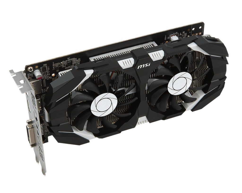 MSI GeForce GTX 1050 Ti 4GB GDDR5 OC Edition Gaming Graphics Card - Perfect for 1080p Gaming, Video Editing & Home Theater PCs