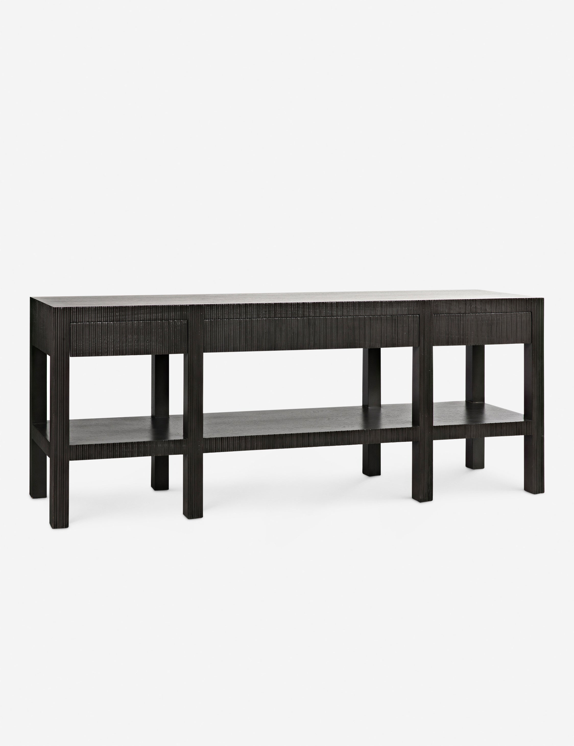 Bellinger Console Table - Modern Entryway Sofa Table with Storage Shelf - Perfect for Living Room, Hallway, or Bedroom Decor