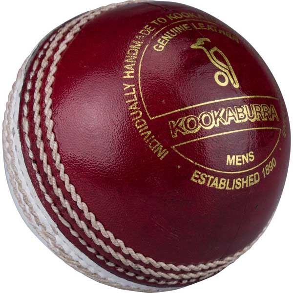 Kookaburra County League Cricket Ball - Official Match Cricket Ball for Practice & Games - Perfect for Club, School & Recreational Cricket Matches