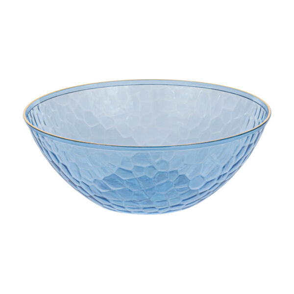 12 oz. Round Plastic Soup Bowls - 10 Pack Organic Hammered Finish | Microwave & Dishwasher Safe | Perfect for Soups, Salads, Cereals & Meal Prep
