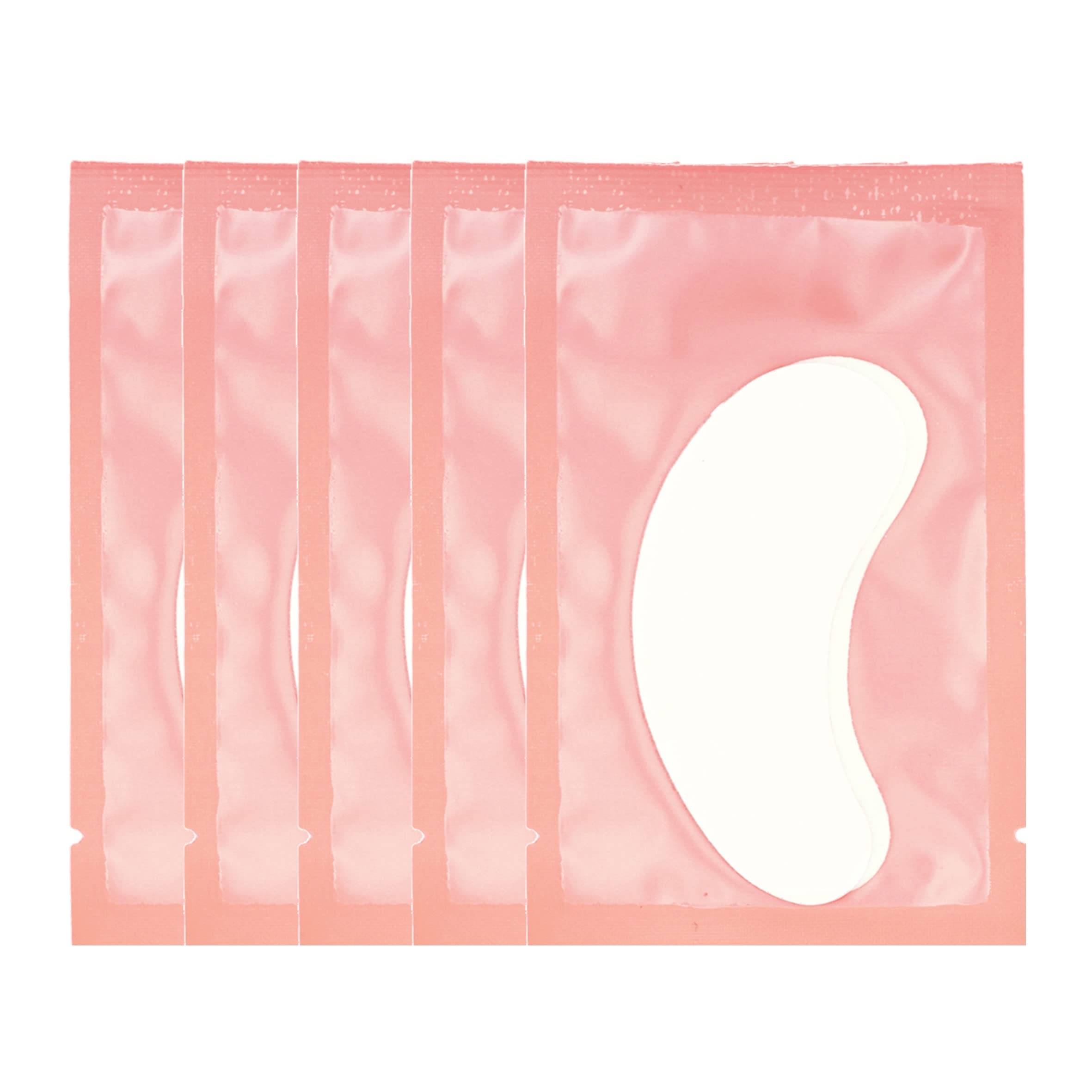 Trendy False Eyelash Extension Lint-Free Eye Gel Patches for Makeup & Under Eye Care - Pack of 5 | Perfect for Eyelash Extensions, Dark Circle Treatment & Spa Days