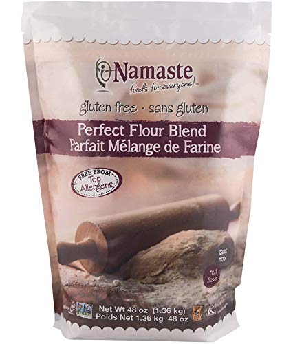 Namaste Foods Gluten Free Perfect Flour Blend - 48oz (Pack of 6) - All-Purpose Baking Flour for Bread, Cookies & Pastries - Non-GMO, Vegan & Kosher Certified - Perfect for Home Bakers & Commercial Kitchens