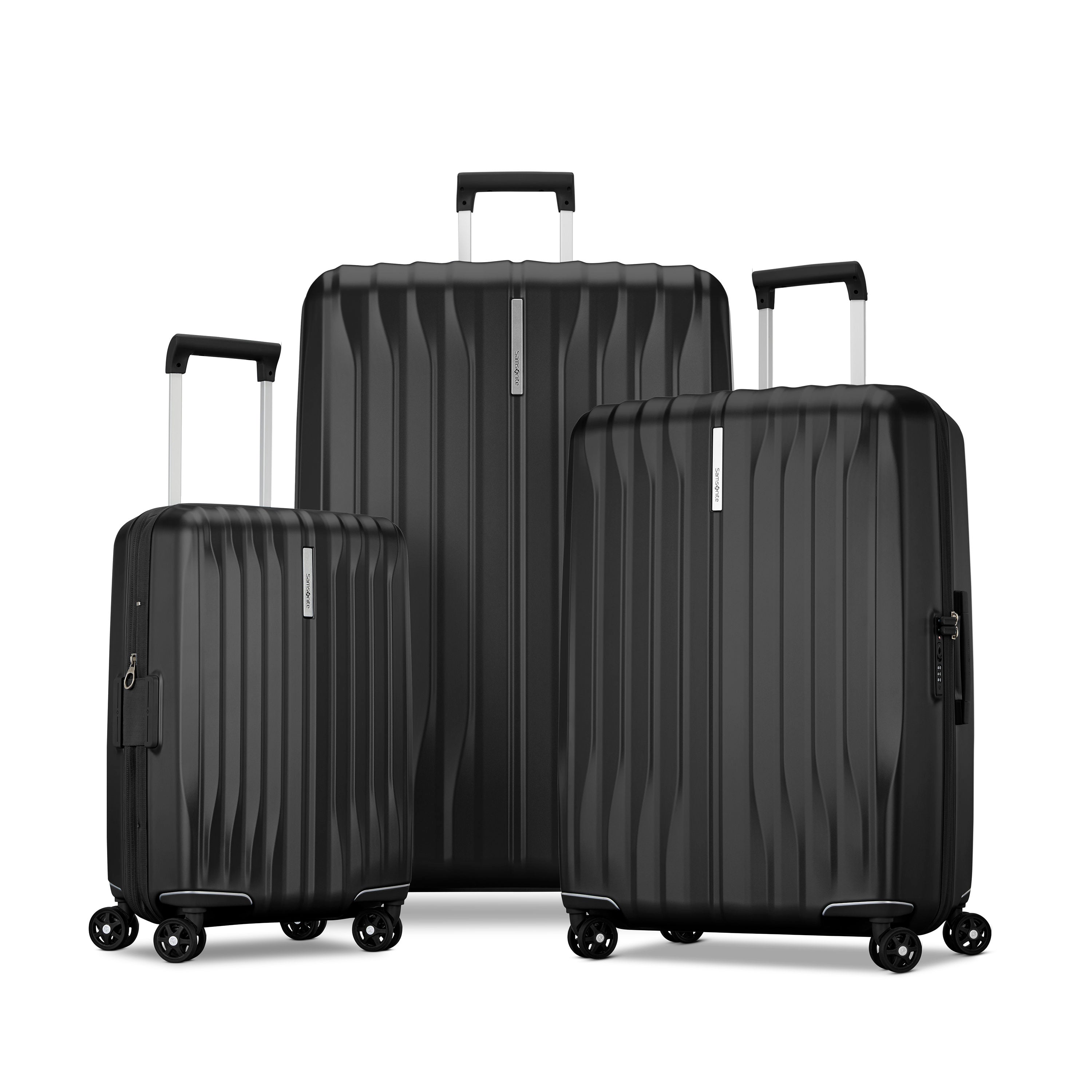Samsonite Uplift 3-Piece Hardside Spinner Luggage Set - Lightweight Durable Suitcase for Travel with 360° Wheels | Perfect for Business Trips, Vacations & Family Travel
