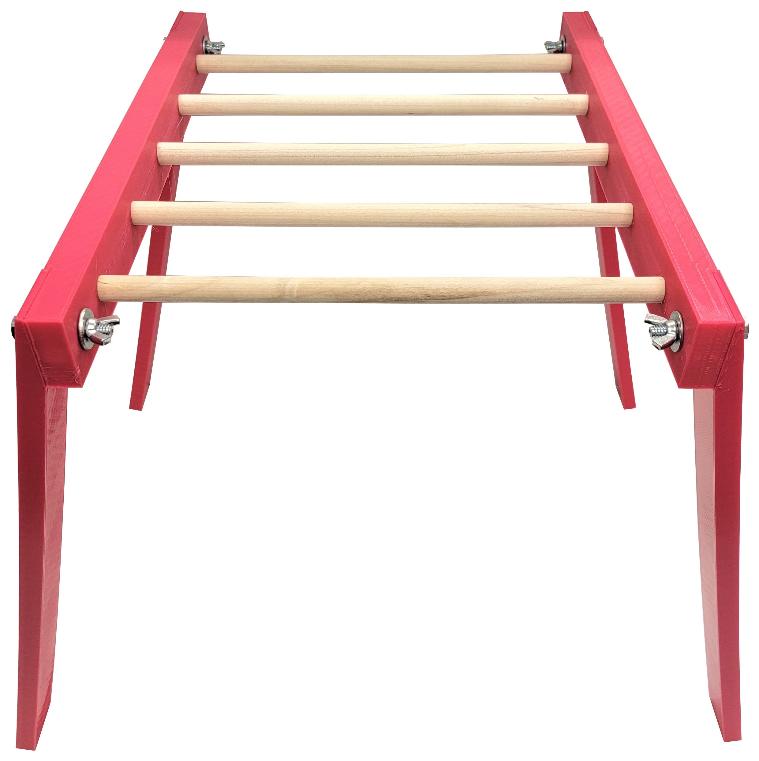 20.5 Inch Pink Chicken Monkey Bars - Durable Poultry Perch for Coops, Cages & Playtime | Perfect for Hens, Roosters & Small Birds