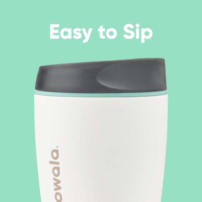 Owala 10oz Insulated Coffee Tumbler - BPA Free Stainless Steel Travel Mug for Hot & Iced Coffee - Perfect for Cappuccino & Office Use