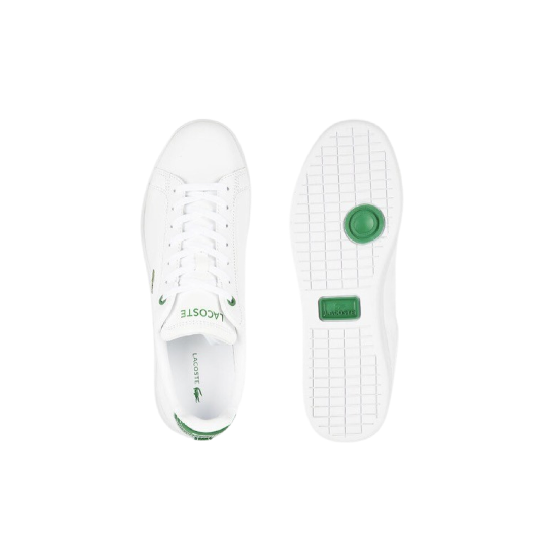 Lacoste Carnaby Pro 223 White Green Men's Tennis Shoes - Lightweight Comfort for Court & Casual Wear