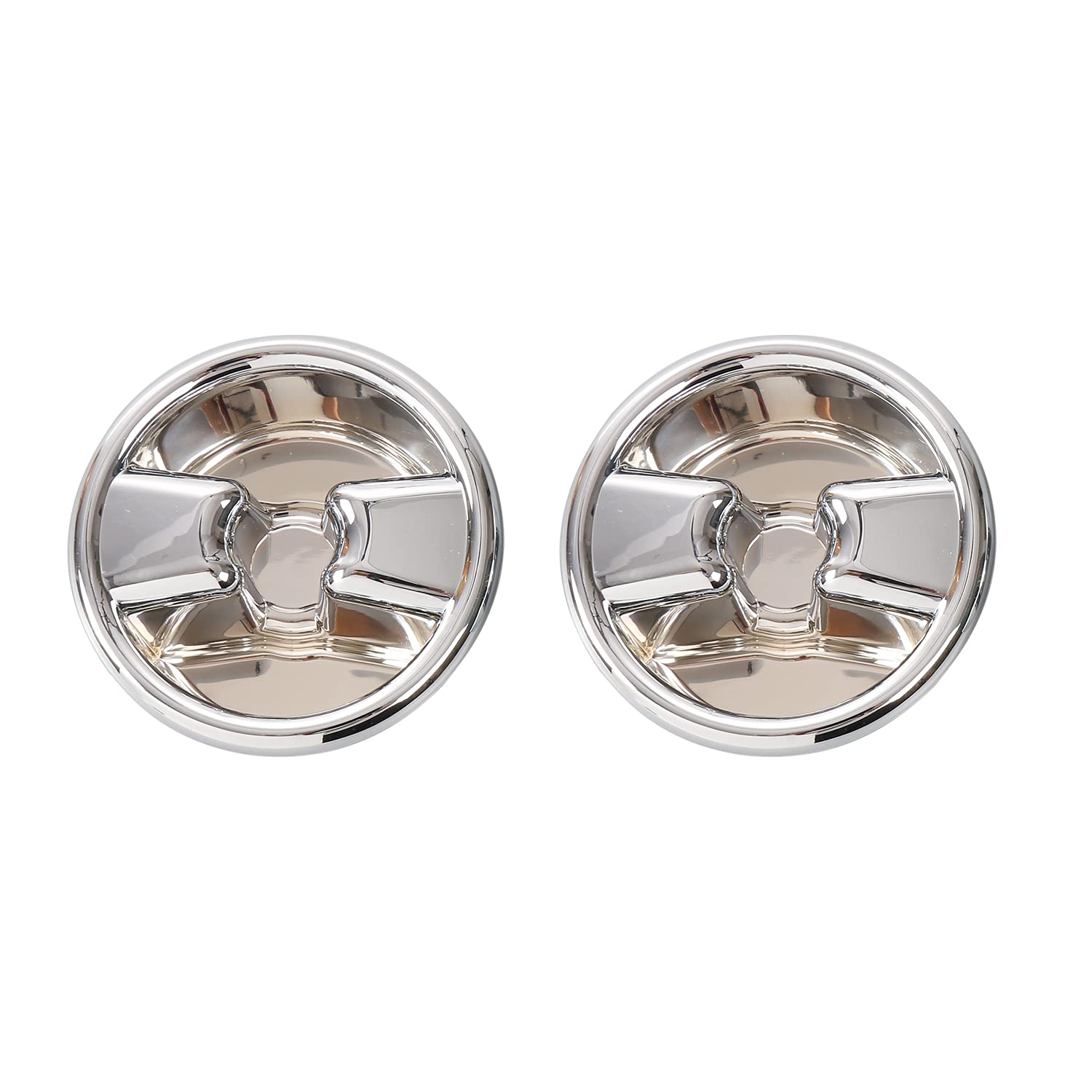 2007-2018 Jeep Wrangler JK JKU Roof Top Mounting Knob Screw Cover - Chrome Interior Accessory for 2/4 Door Models - Perfect for Off-Road Protection & Custom Style Upgrade