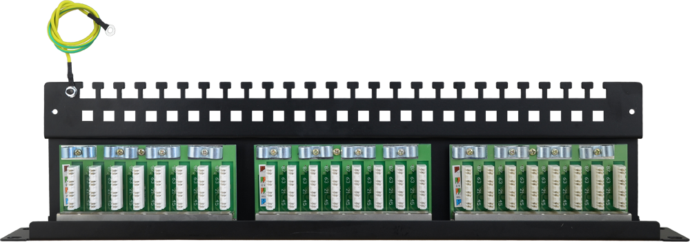 RP F24V6 24-Port Cat6 FTP Patch Panel - High-Density Network Rack Mount for Server Rooms & Data Centers