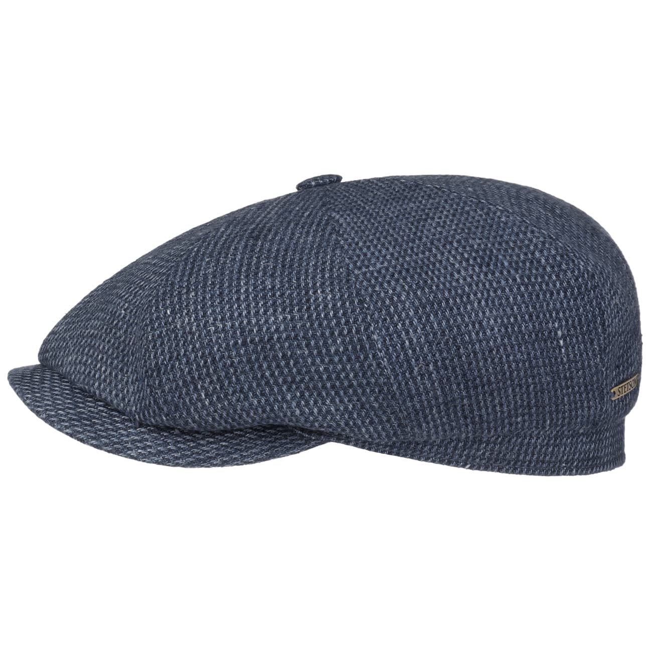 Stetson Hatteras Brinkley Flat Cap for Men - Classic Wool Fedora Hat for Outdoor, Casual & Formal Wear - Perfect for Golf, Travel & Everyday Style