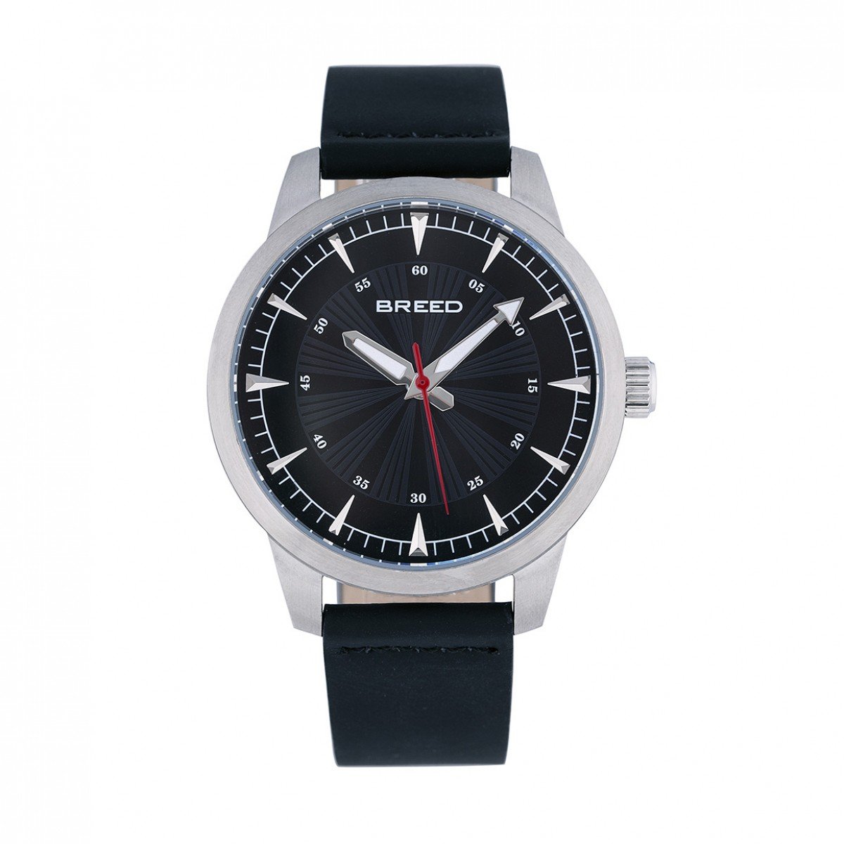 Breed Renegade Genuine Leather Strap Watch for Men - Stylish Casual & Business Wear - Perfect for Everyday Use, Office, and Outdoor Adventures