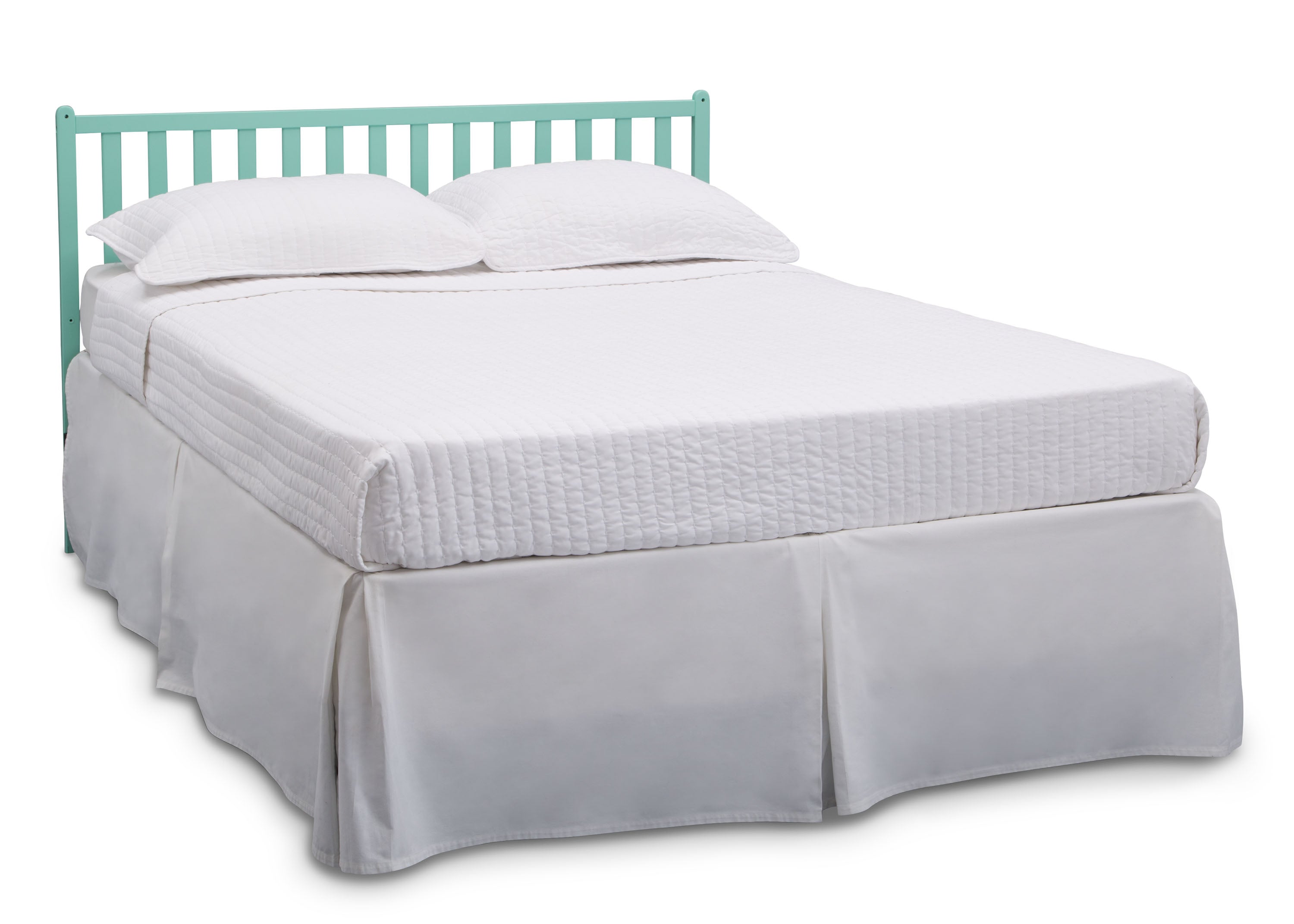 Heartland 4-in-1 Convertible Baby Crib - White Wooden Nursery Bed with Toddler Rail, Daybed & Full Size Conversion - Perfect for Newborn to Teen Bedroom