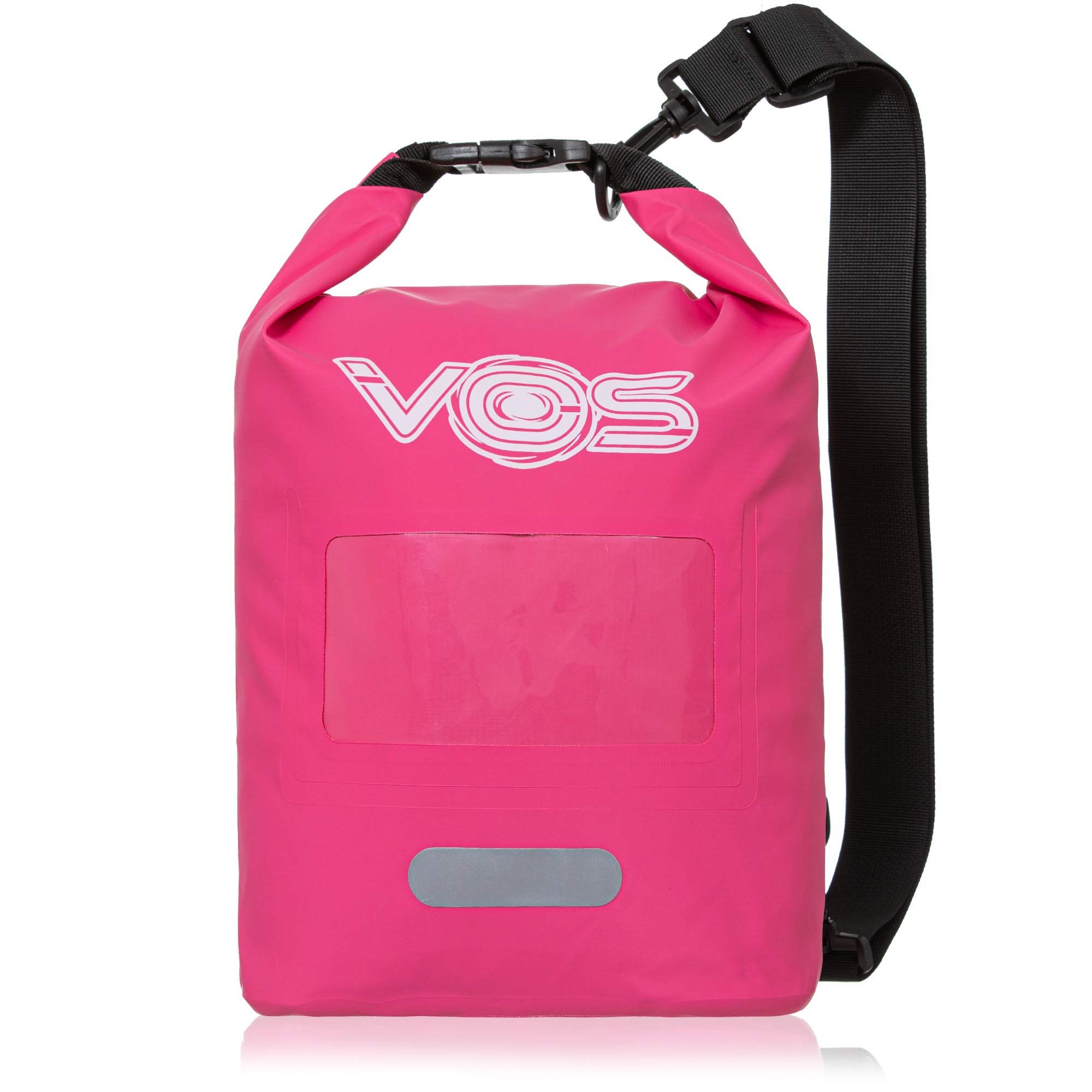 VOS Waterproof Premium Dry Bag - 5L Lightweight Dry Storage Backpack for Travel, Swimming, Boating, Kayaking, Camping & Beach | Waterproof Gear for Outdoor Adventures, Water Sports & Emergency Preparedness (Pink)