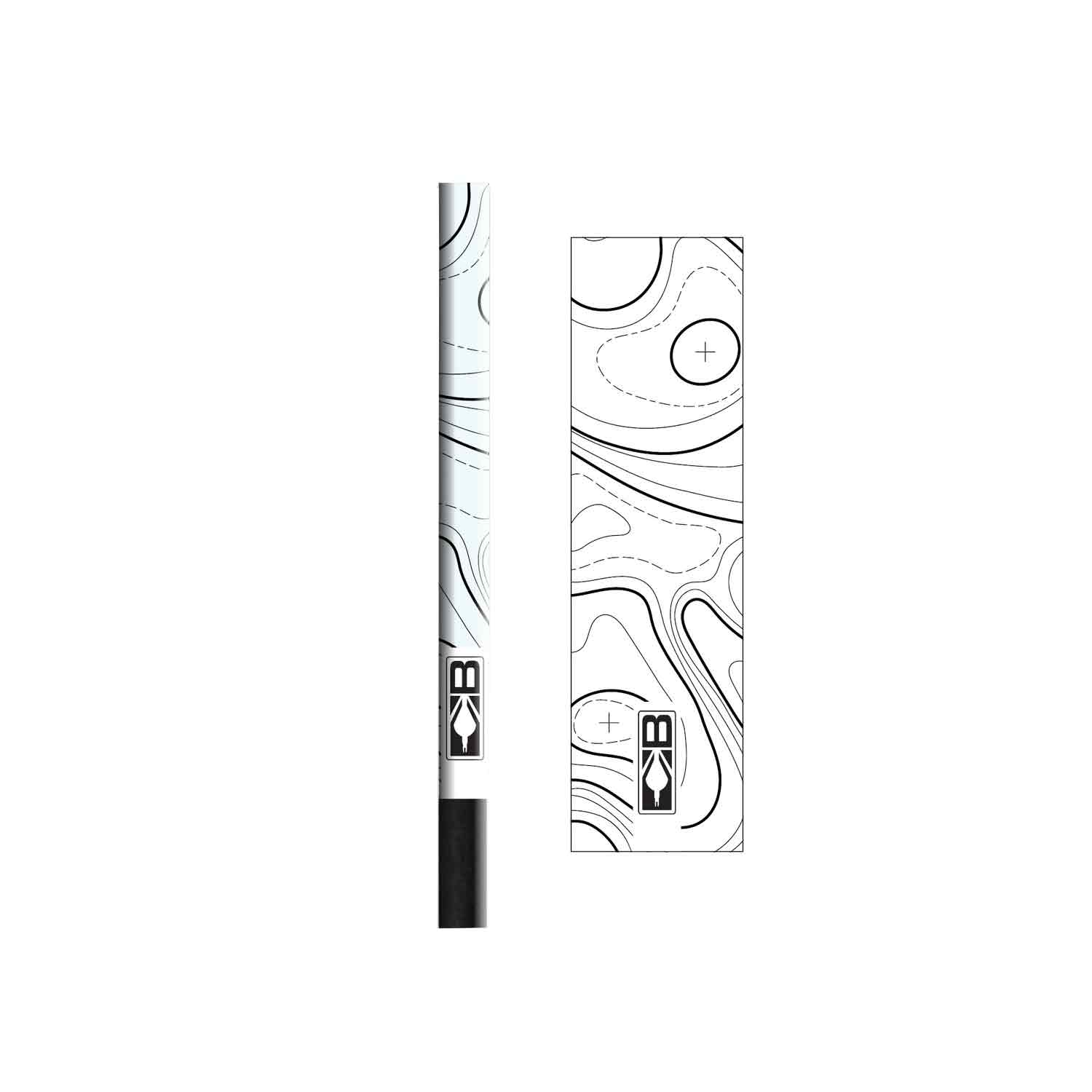 Bohning 4 Topo Arrow Wrap - Camouflage Hunting Arrows for Bowfishing & Target Practice - Perfect for Outdoor Adventures and Archery Training