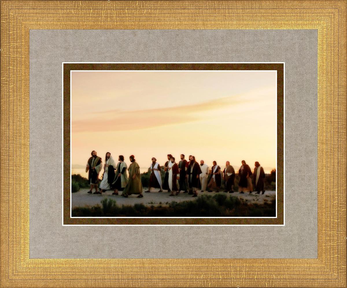 Follow Him - Christian Bible Verse Wall Art for Home & Church Decor - Perfect for Living Room, Bedroom, and Sunday School Inspirational Decorations