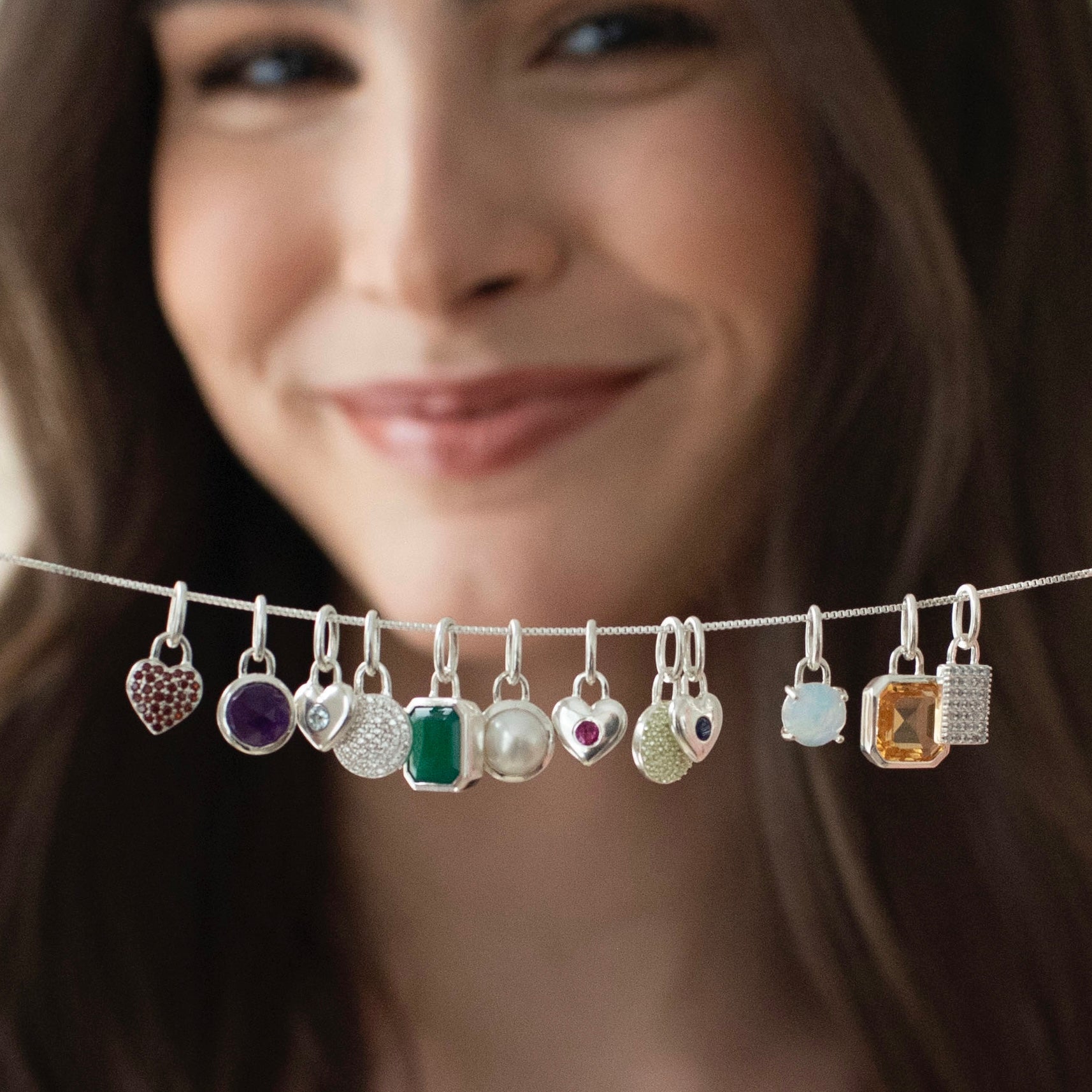 LEGACY October Birthstone Charm - Genuine Opal Jewelry for Necklaces & Bracelets | Perfect Gift for October Birthdays & Anniversaries