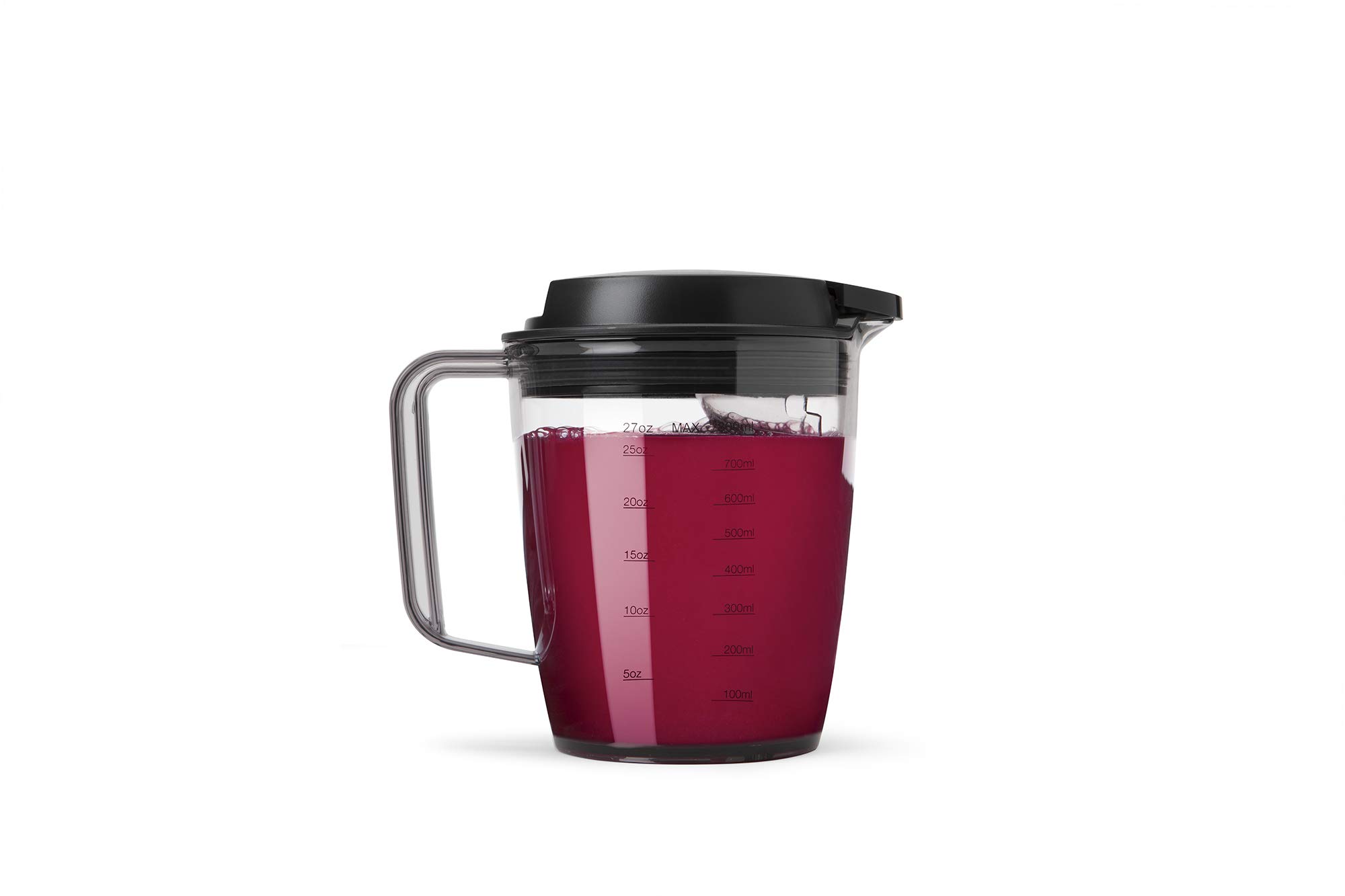 NutriBullet Juicer Pro 1000W High-Speed Centrifugal Juicer - 27oz (1.5L) Large Capacity for Fruits & Vegetables - Easy Clean & Quiet Operation - Perfect for Healthy Juicing, Detox & Breakfast Smoothies - Silver (Model NBJ50200)