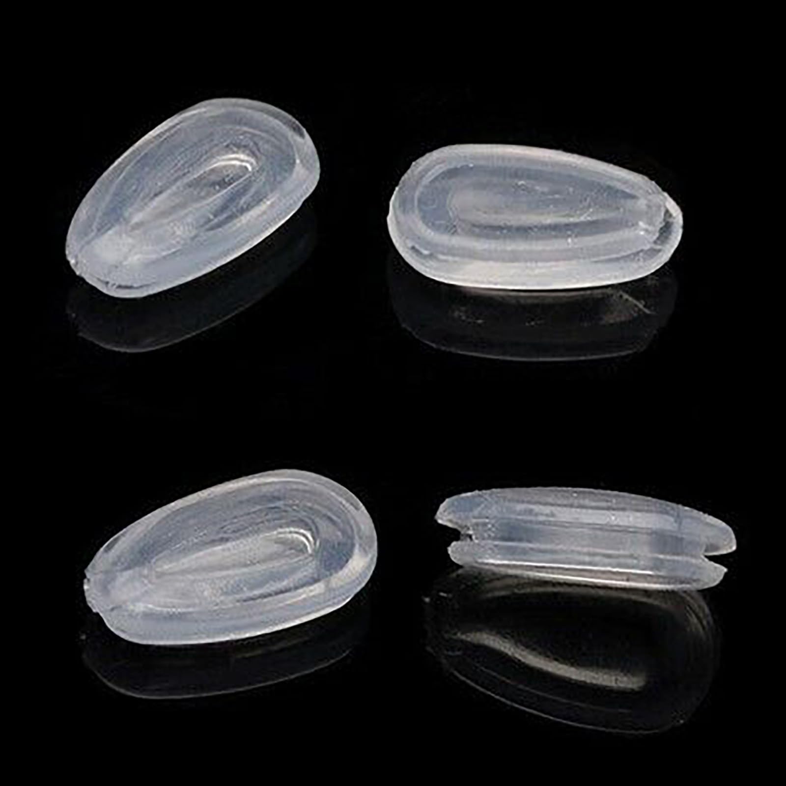 10 Pairs Soft Silicone Nose Pads for Oakley Sunglasses Replacement - Clear Anti-Slip Eyeglass Nose Pads for Comfortable Fit - Perfect for Sports, Reading & Everyday Use