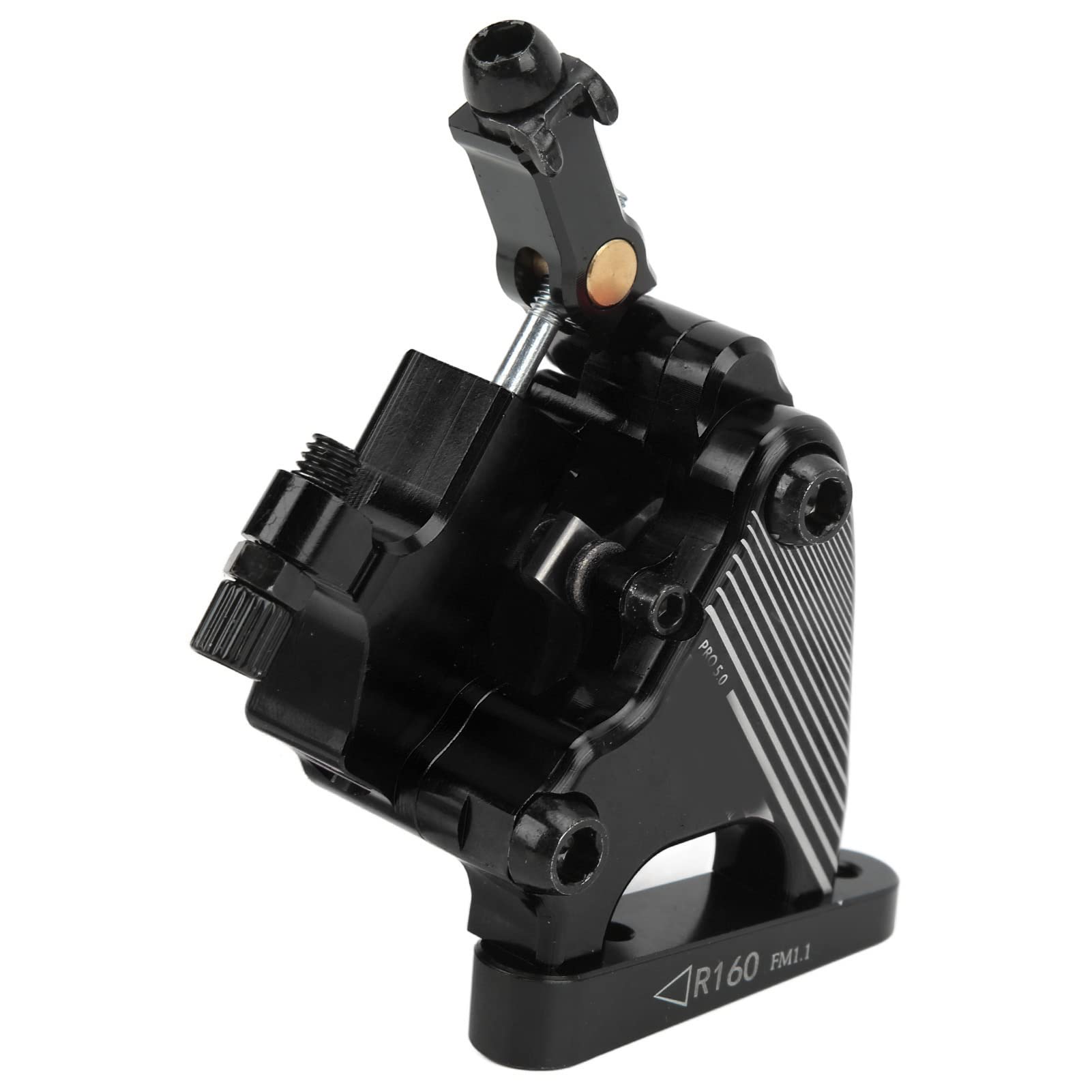 **1 Pair Hydraulic Disc Brakes Set - Aluminum Alloy Front & Rear Hydraulic Disc Brake Calipers for Road Bikes - Perfect for Mountain & Commuter Cycling (Black, Front & Rear Set)**