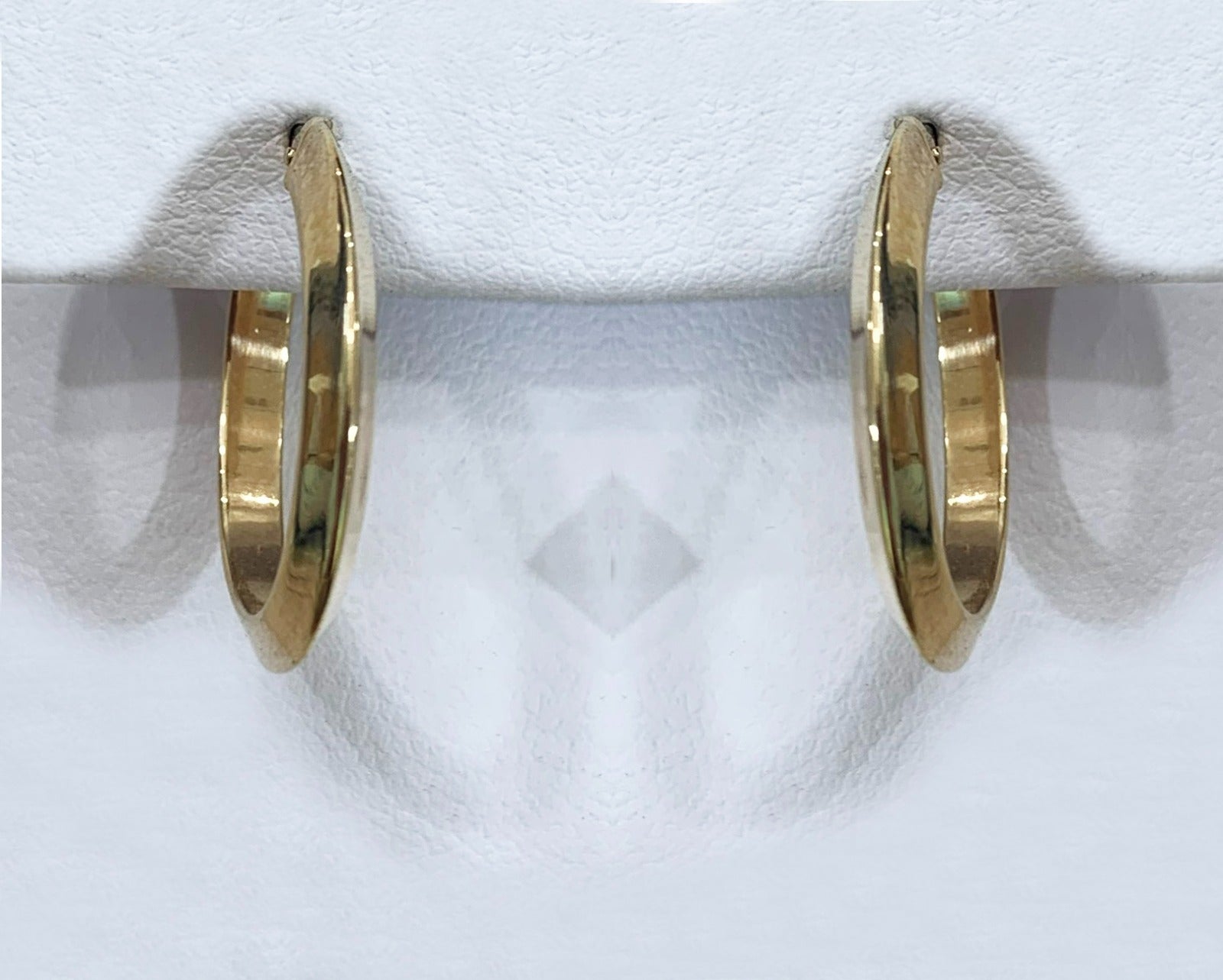 14K Gold Hoop Earrings for Women - 42mm Elegant Dangle Earrings for Everyday Wear & Special Occasions