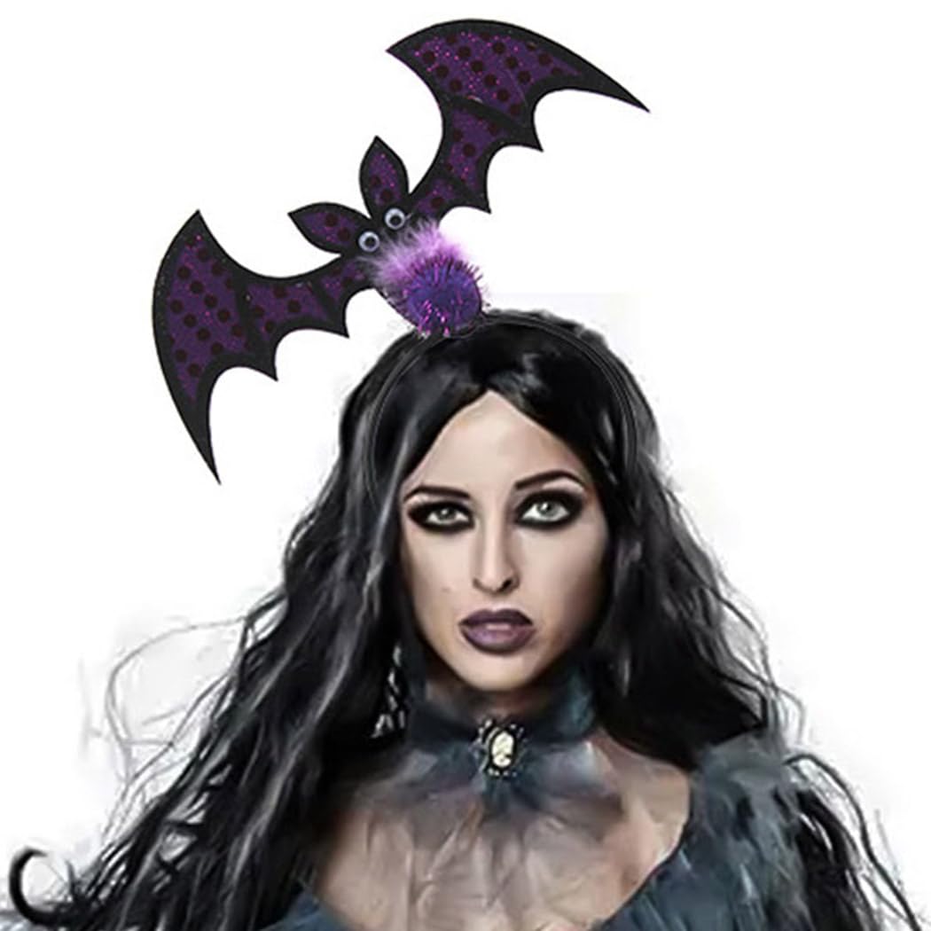 AIOSY Halloween Headband - Gothic Masquerade Hair Hoop for Cosplay, Carnival & Festival Parties | Perfect for Halloween Costumes, Themed Events & Dress-Up Accessories