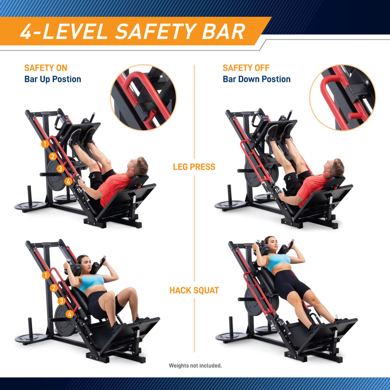 Marcy Elite Leg Trainer MWM-0418 - Home Gym Leg Workout Machine for Thighs, Glutes & Hamstrings - Perfect for Strength Training & Toning at Home